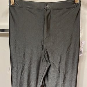 Smoke Grey Shiny Leggings